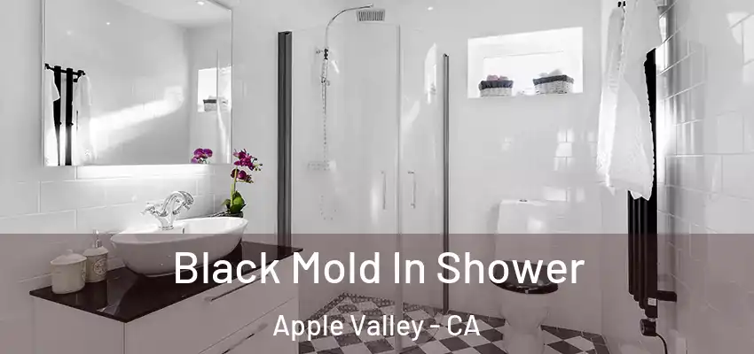  Black Mold In Shower Apple Valley - CA