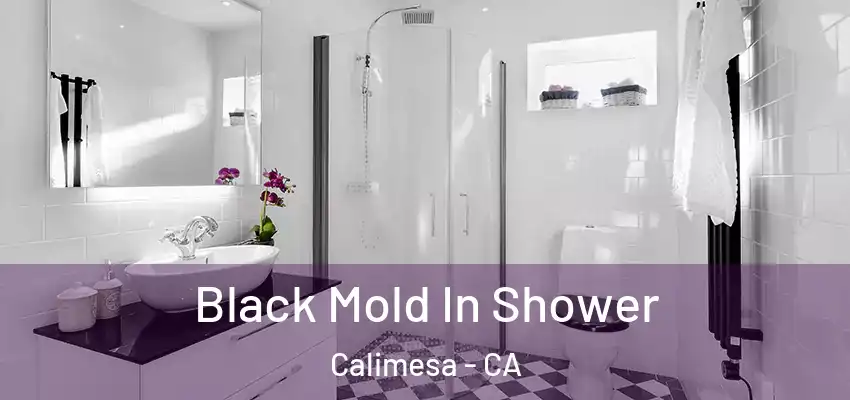  Black Mold In Shower Calimesa - CA