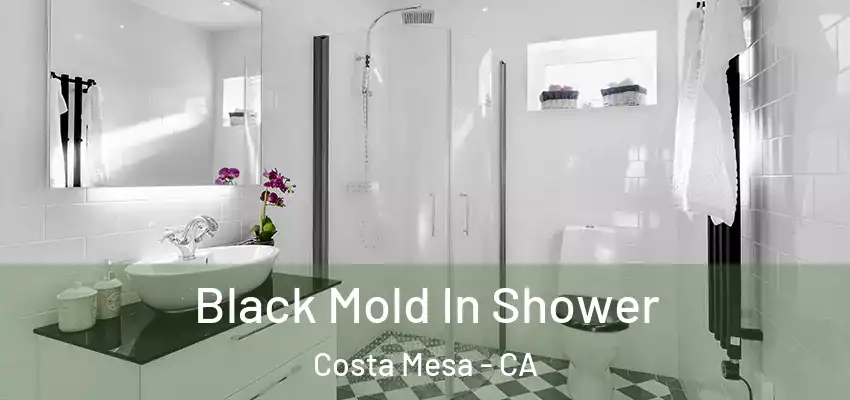 Black Mold In Shower Costa Mesa - CA