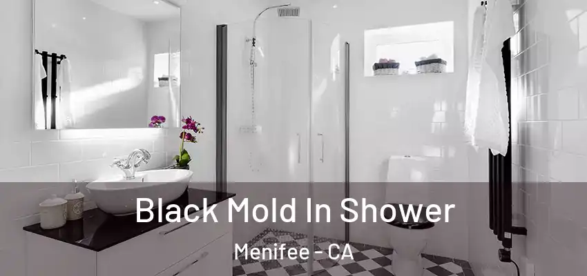  Black Mold In Shower Menifee - CA