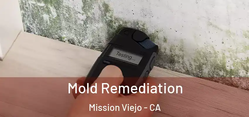  Mold Remediation Mission Viejo - CA